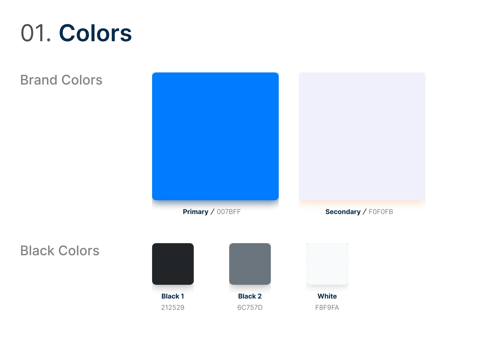 Firely colour palette